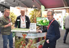 At ABZ Seeds Gé Beltvelsen visited strawberry grower Jan Goesten and Jan Janse of the WUR, they are doing trials to grow strawberry seeds on rock wool, the newest variety Soraya is doing well